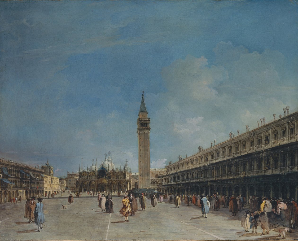 Piazza San Marco, 1760 de Francesco Guardi