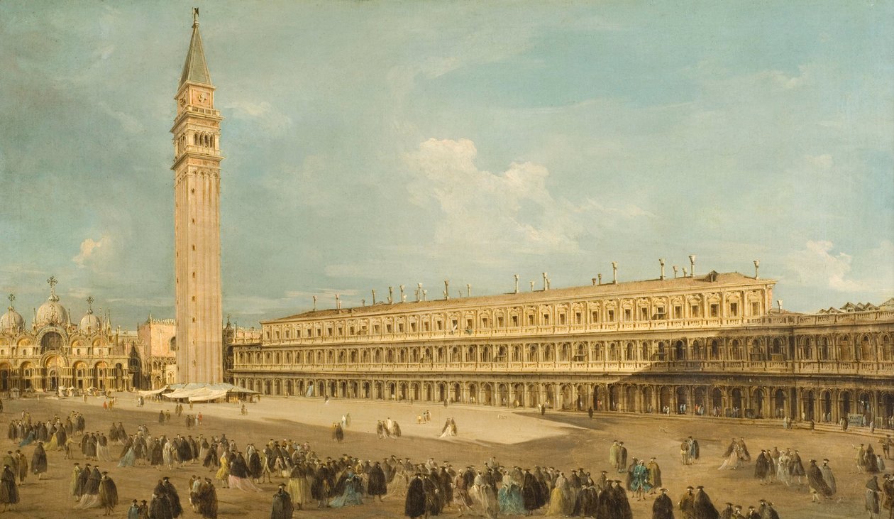 Piazza San Marco em Veneza de Francesco Guardi