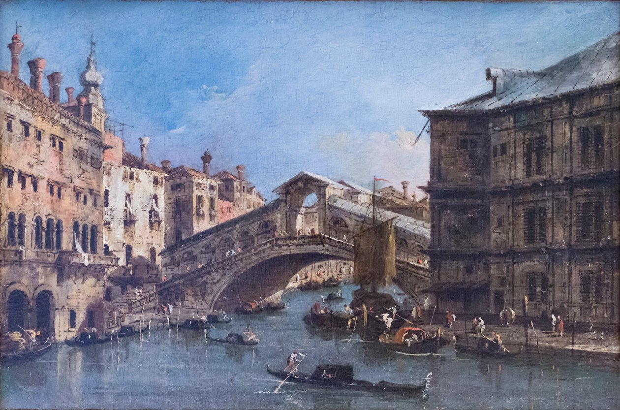 Ponte de Rialto de Francesco Guardi