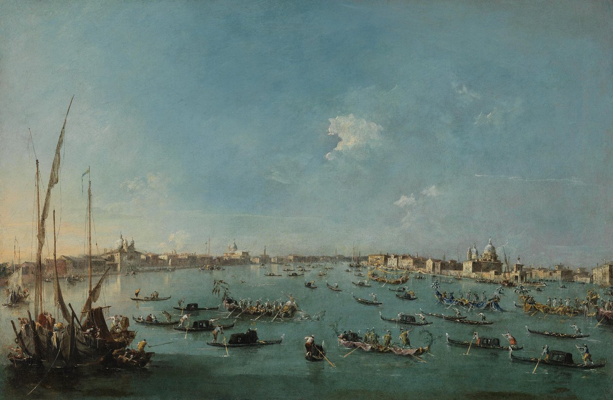 Regata no Canal della Giudecca de Francesco Guardi
