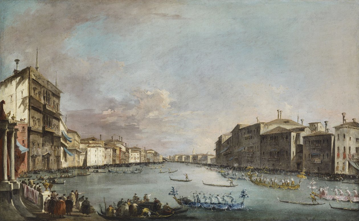 Regata em Veneza de Francesco Guardi