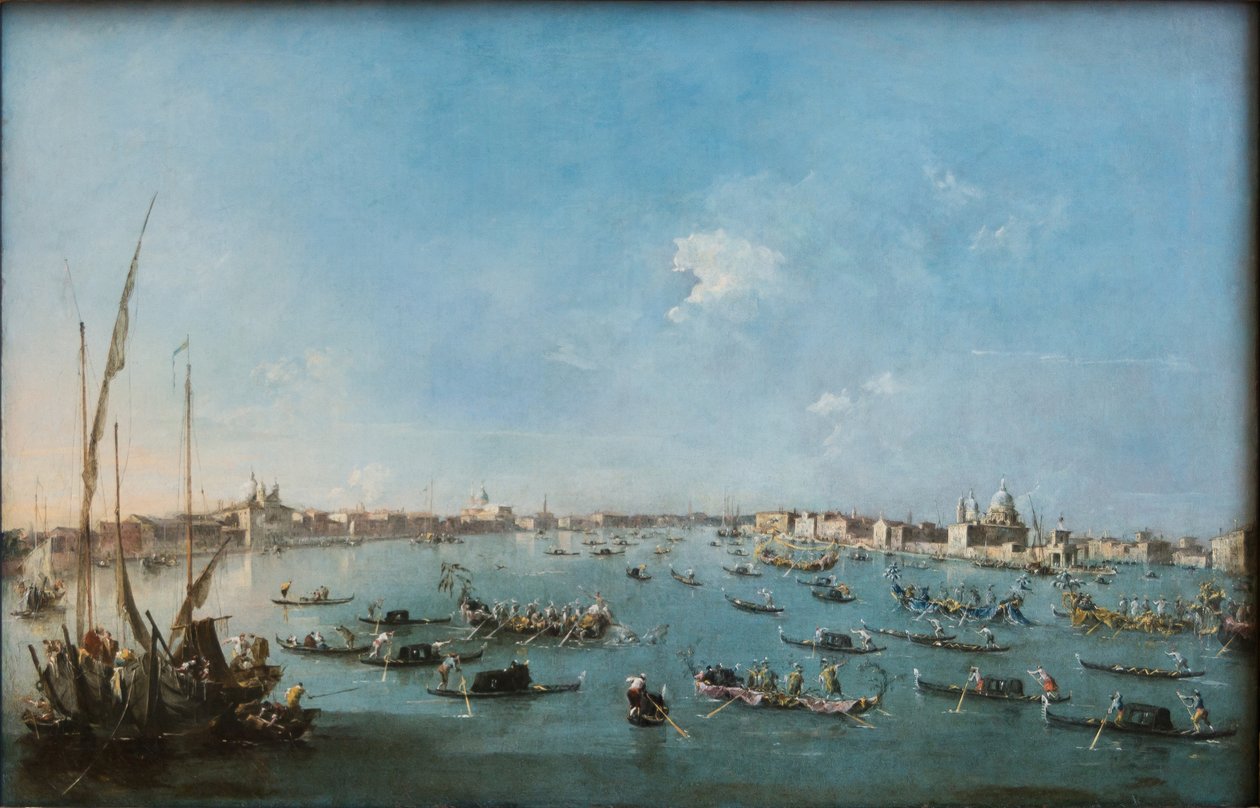 Regata no Canal da Giudecca de Francesco Guardi