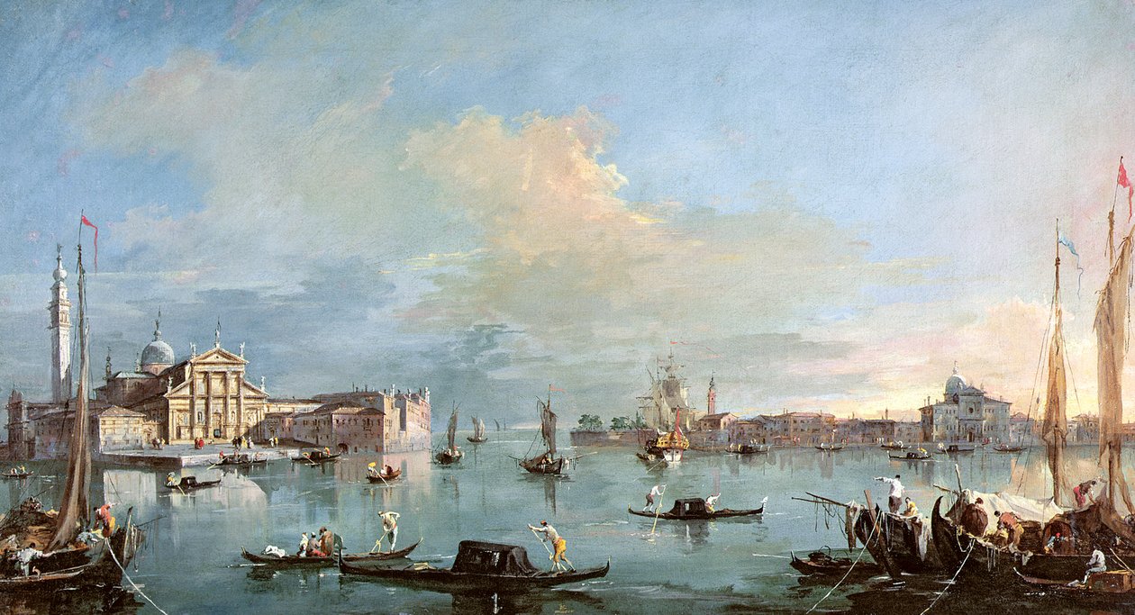 San Giorgio Maggiore (óleo sobre tela) de Francesco Guardi