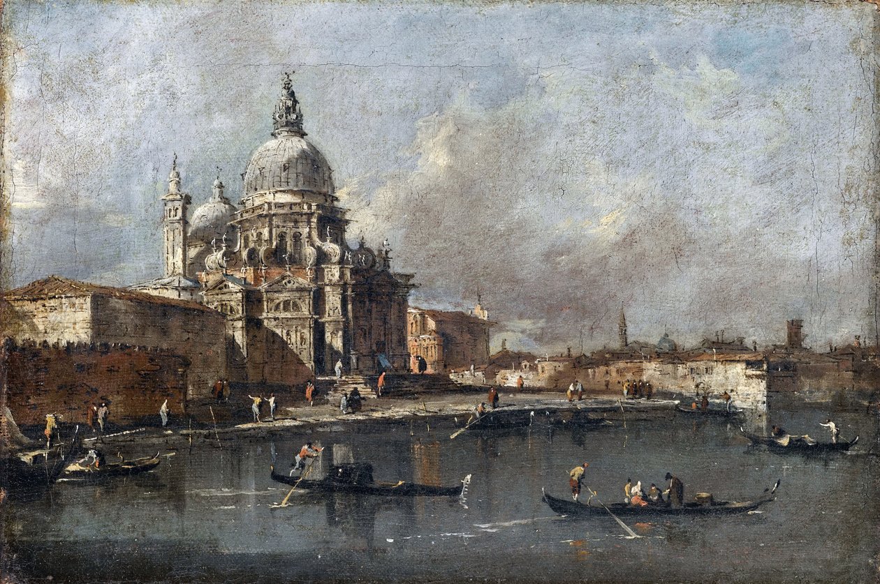 Santa Maria della Salute em Veneza de Francesco Guardi