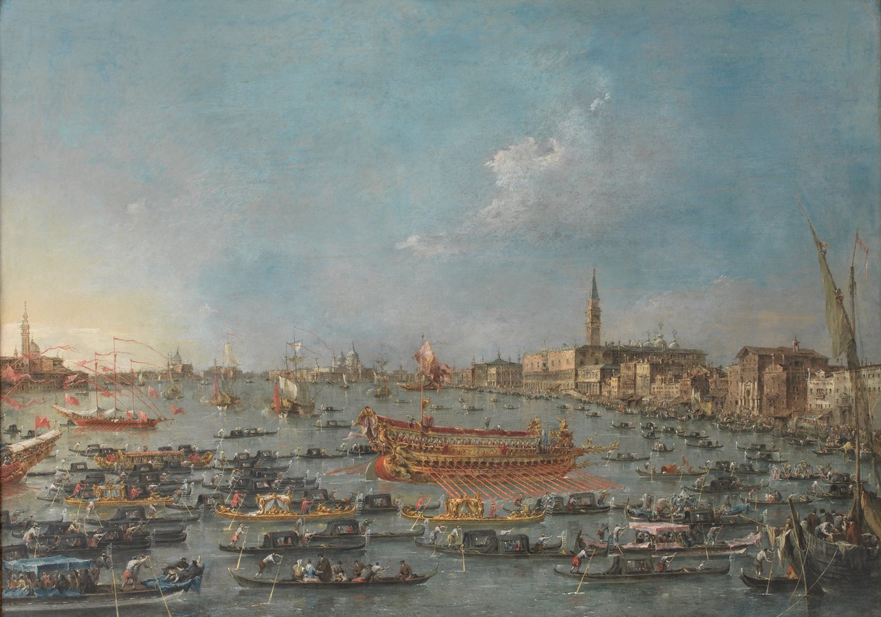 O Festival Bucintoro de Veneza de Francesco Guardi