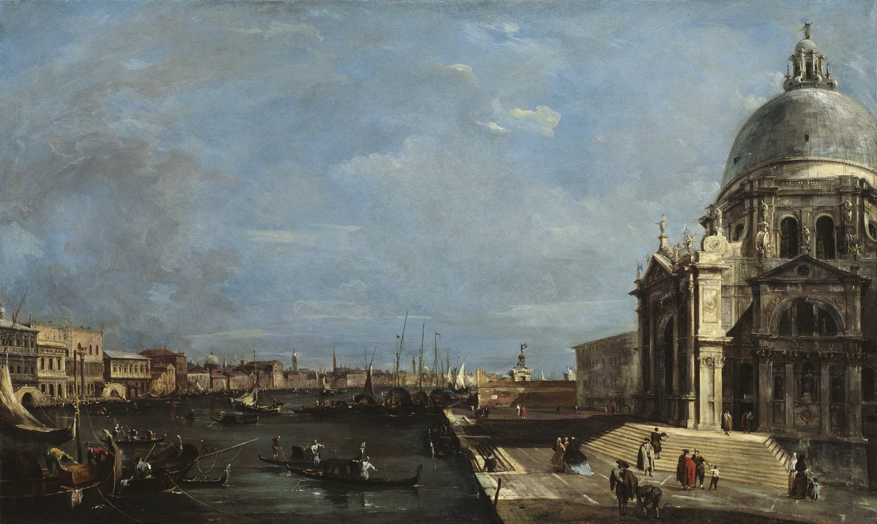 O Grande Canal, Veneza, c.1760 de Francesco Guardi
