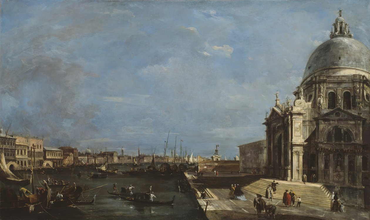 O Grande Canal, Veneza, c. 1760. de Francesco Guardi