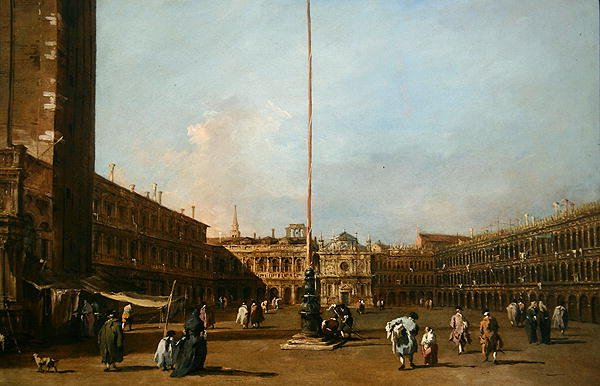 A Piazza San Marco, Veneza de Francesco Guardi