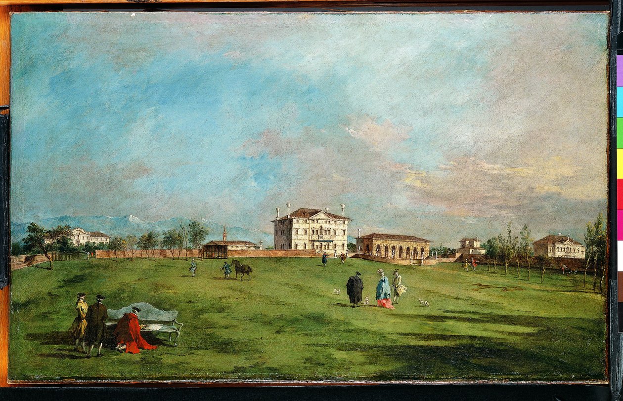 A Villa Loredan, Paese de Francesco Guardi