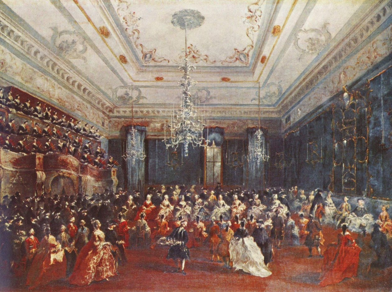 Concerto de gala veneziano de Francesco Guardi