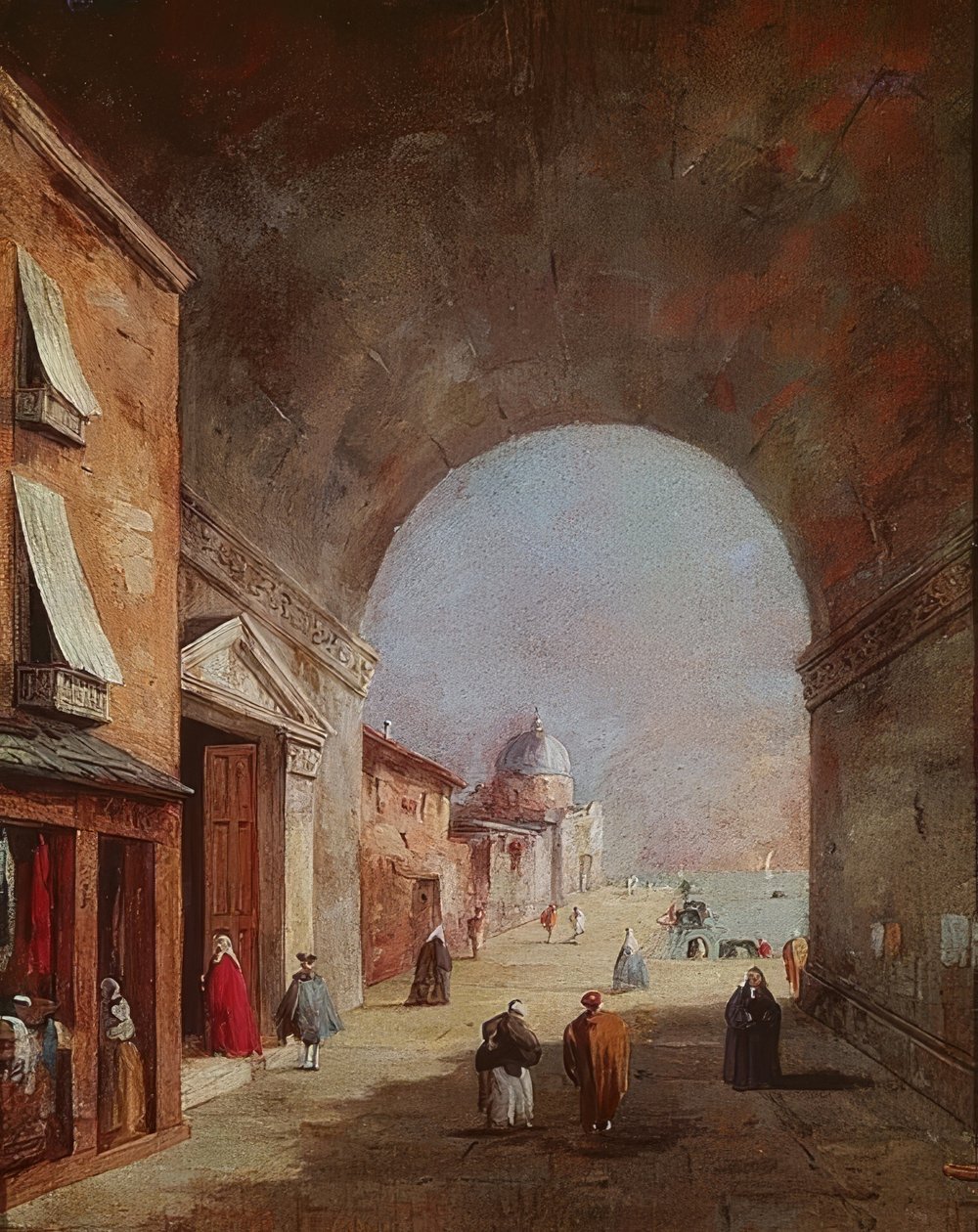 Cenário veneziano de Francesco Guardi