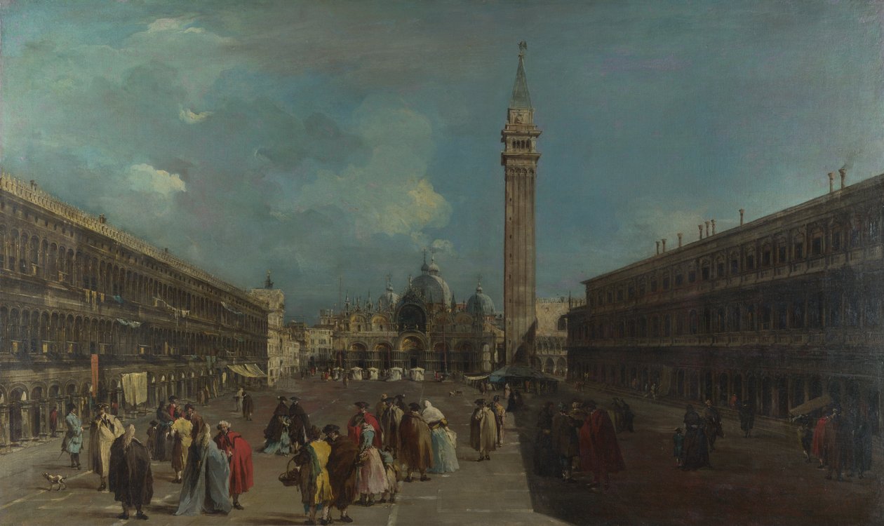 Veneza, Piazza San Marco, ca 1760 de Francesco Guardi