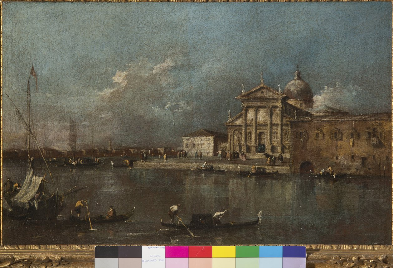 Vista de San Giorgio Maggiore da Giudecca, 1774-91 de Francesco Guardi