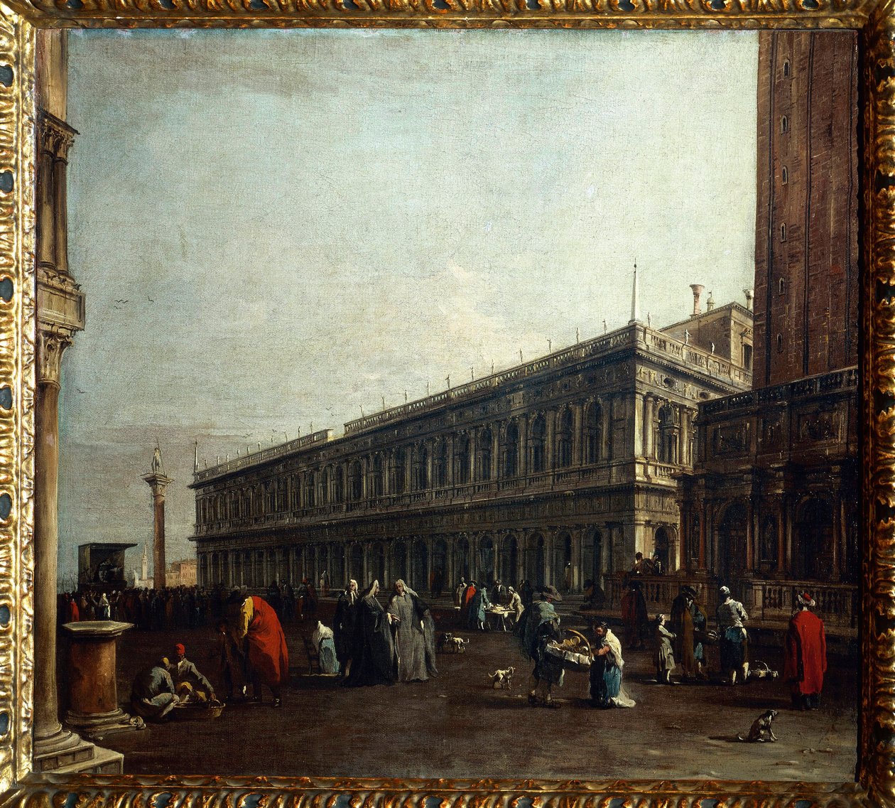 Vista da Piazzetta de Francesco Guardi
