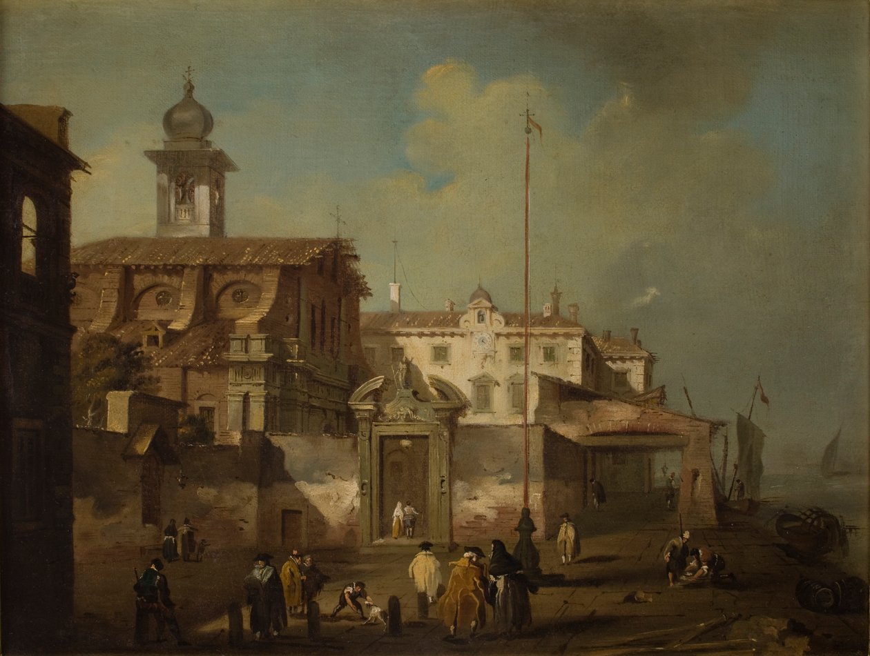 Vista de uma cidade italiana de Francesco Guardi