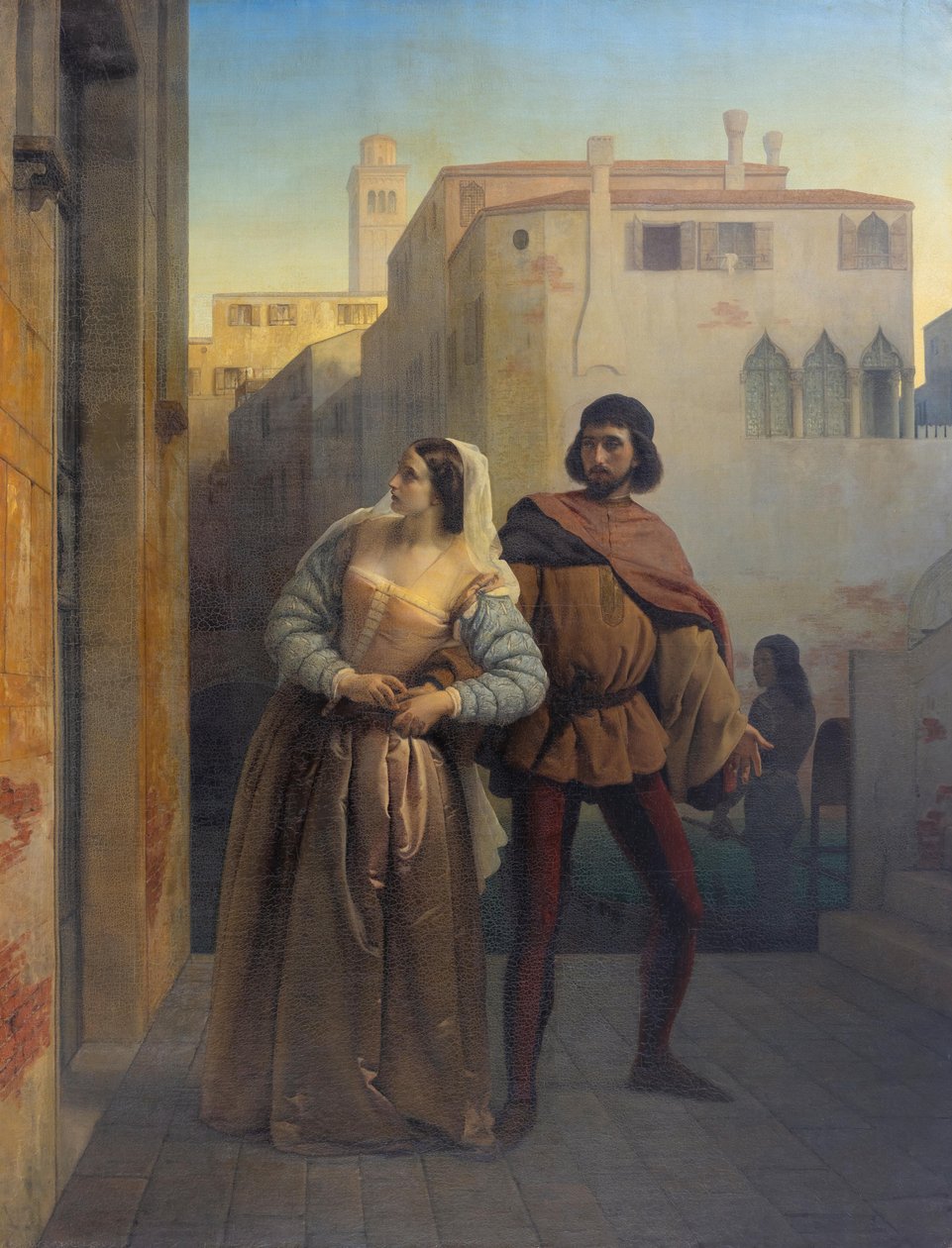 A fuga de Bianca Capello de Veneza de Francesco Hayez