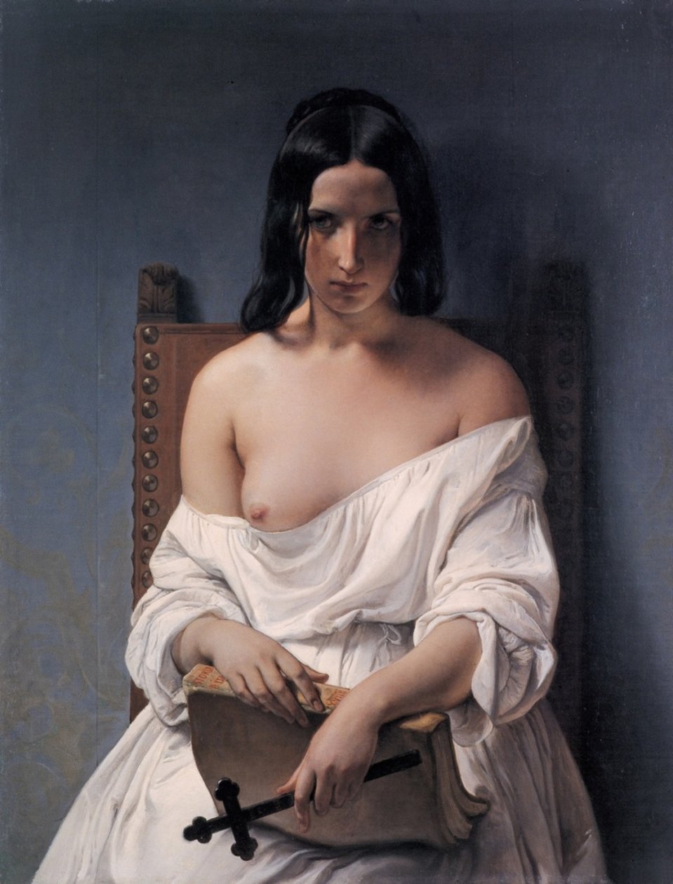 Italiano:  La Meditazione Meditação sobre a História de Itália de Francesco Hayez