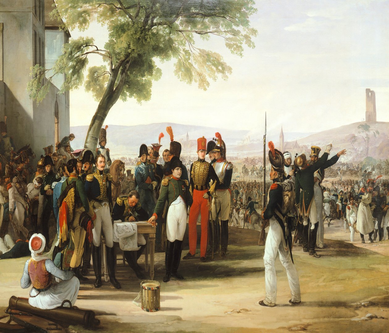 Napoleão depois da Batalha de Wagram, de Francesco Hayez (1791-1882) de Francesco Hayez
