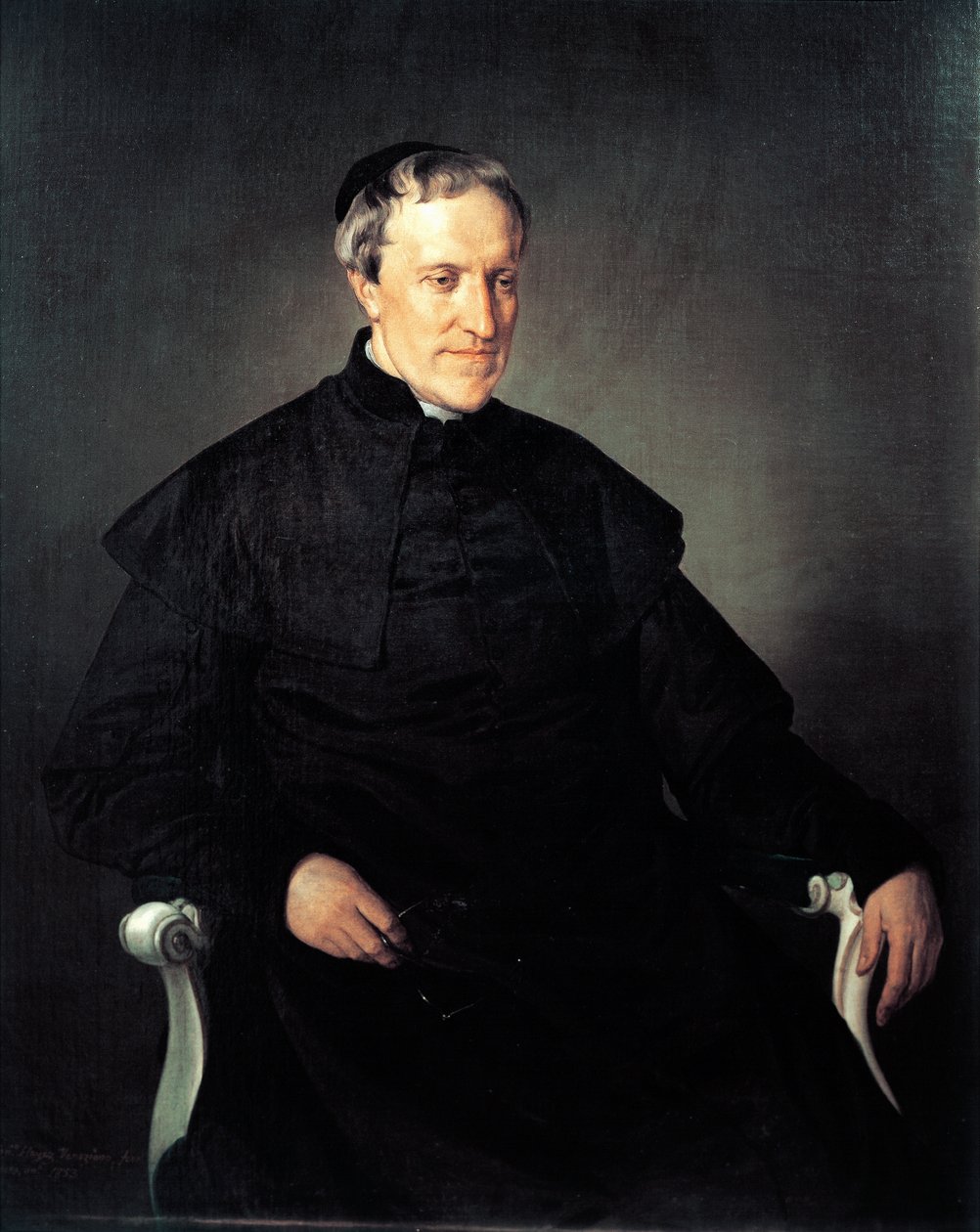 Retrato de Antonio Rosmini Serbati, de Francesco Hayez (1791-1882), óleo sobre tela de Francesco Hayez
