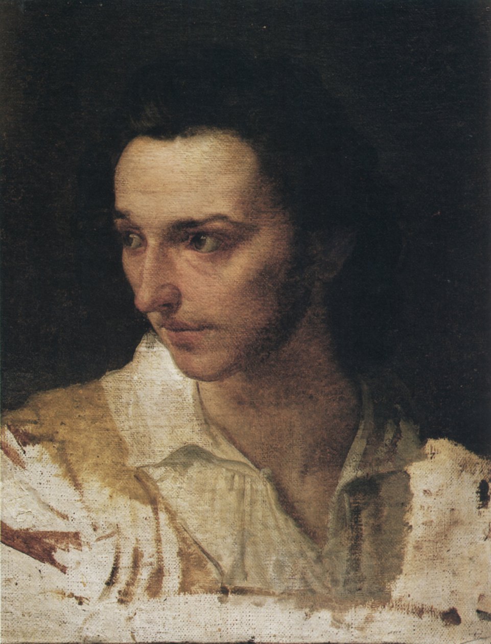 Retrato do Conde Alfonso Schiaffinati Porro, 1821 de Francesco Hayez