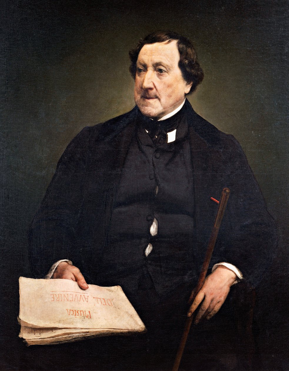 Retrato de Gioachino Rossini (Pesaro de Francesco Hayez