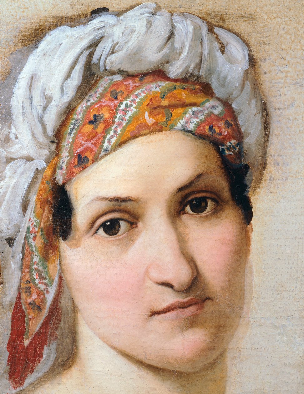 Retrato da esposa Vincenza Scaccia, de Francesco Hayez (1791-1882) de Francesco Hayez