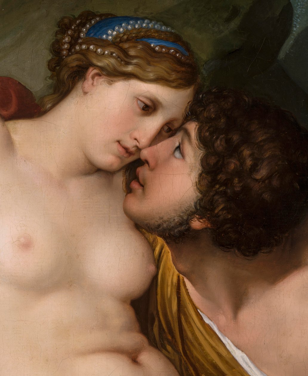Detalhe de Rinaldo e Armida, 1812-1813. de Francesco Hayez