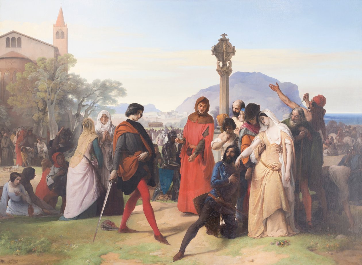 As Vésperas Sicilianas de Francesco Hayez