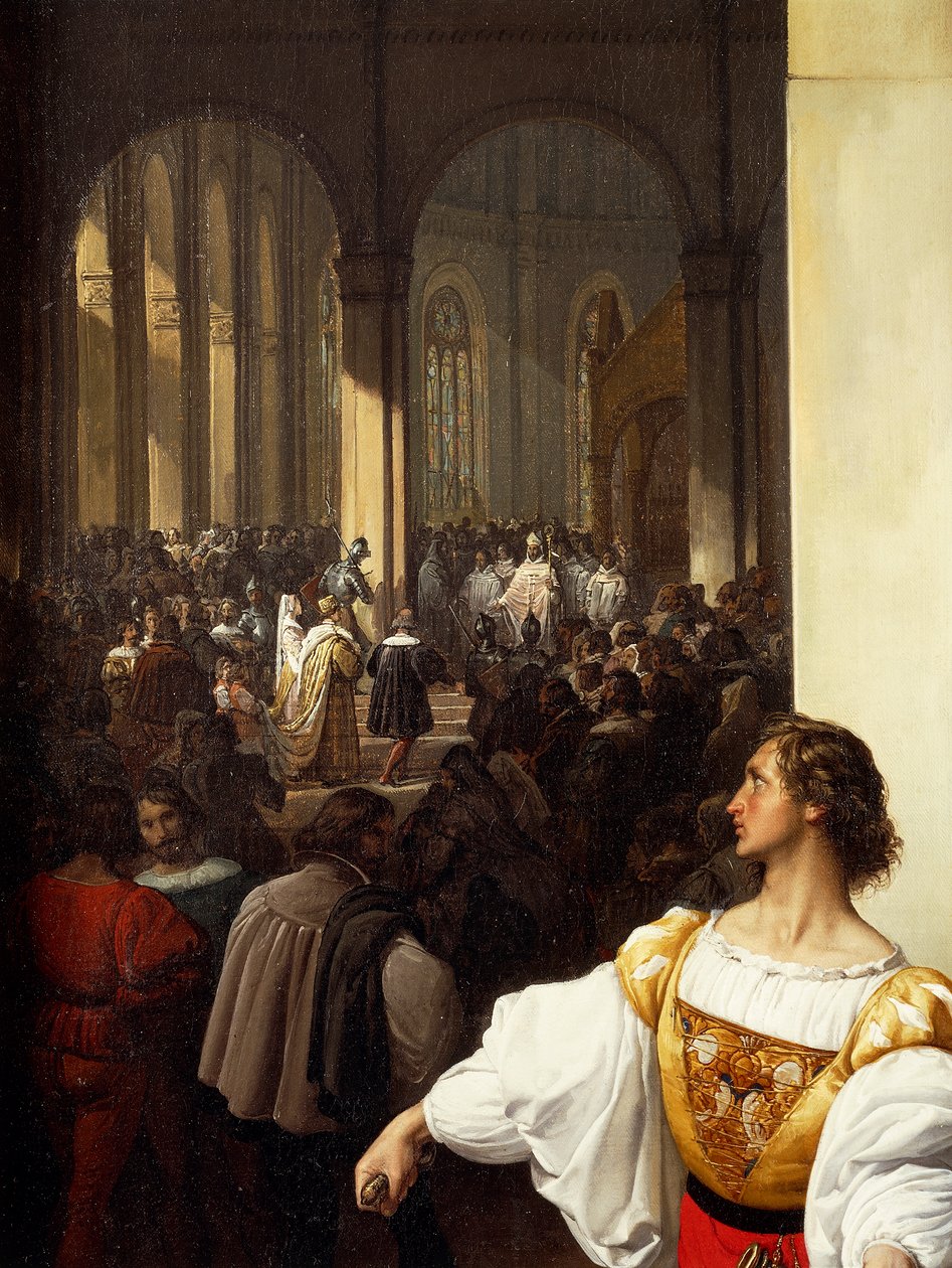 A conspiração de Lampugnani de Francesco Hayez