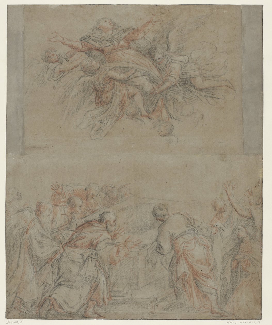 Ascensão de Maria de Francesco II Bassano