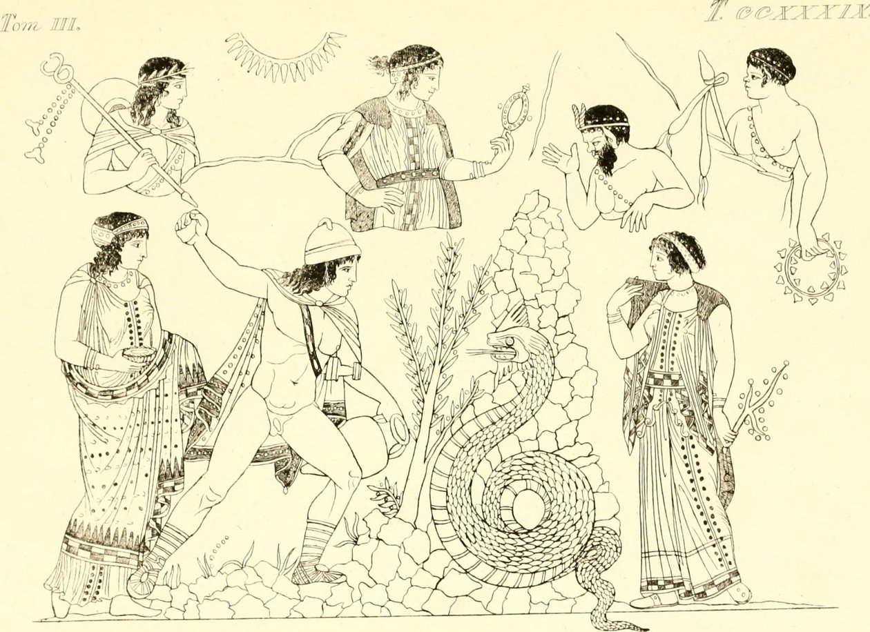 INGHIRAMI(1835) Pinturas de Vasos Fictícios Vol3 T239 (14761920716) de Francesco Inghirami