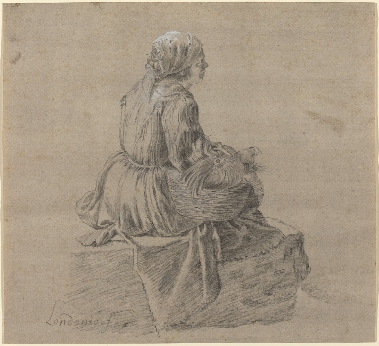 Camponesa Sentada de Francesco Londonio