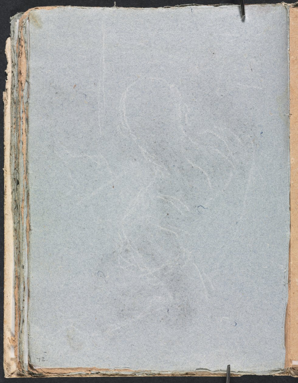 Verona Sketchbook: Figura estudo página 72, 1760. de Francesco Lorenzi