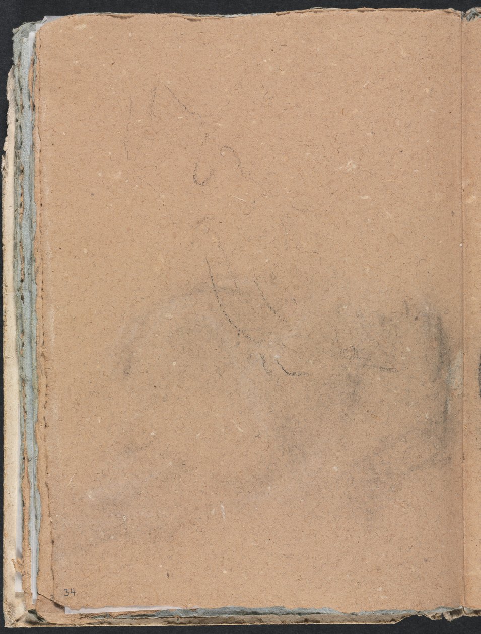 Caderno de desenho de Verona: Formulário indecifrável, página 34, 1760. de Francesco Lorenzi