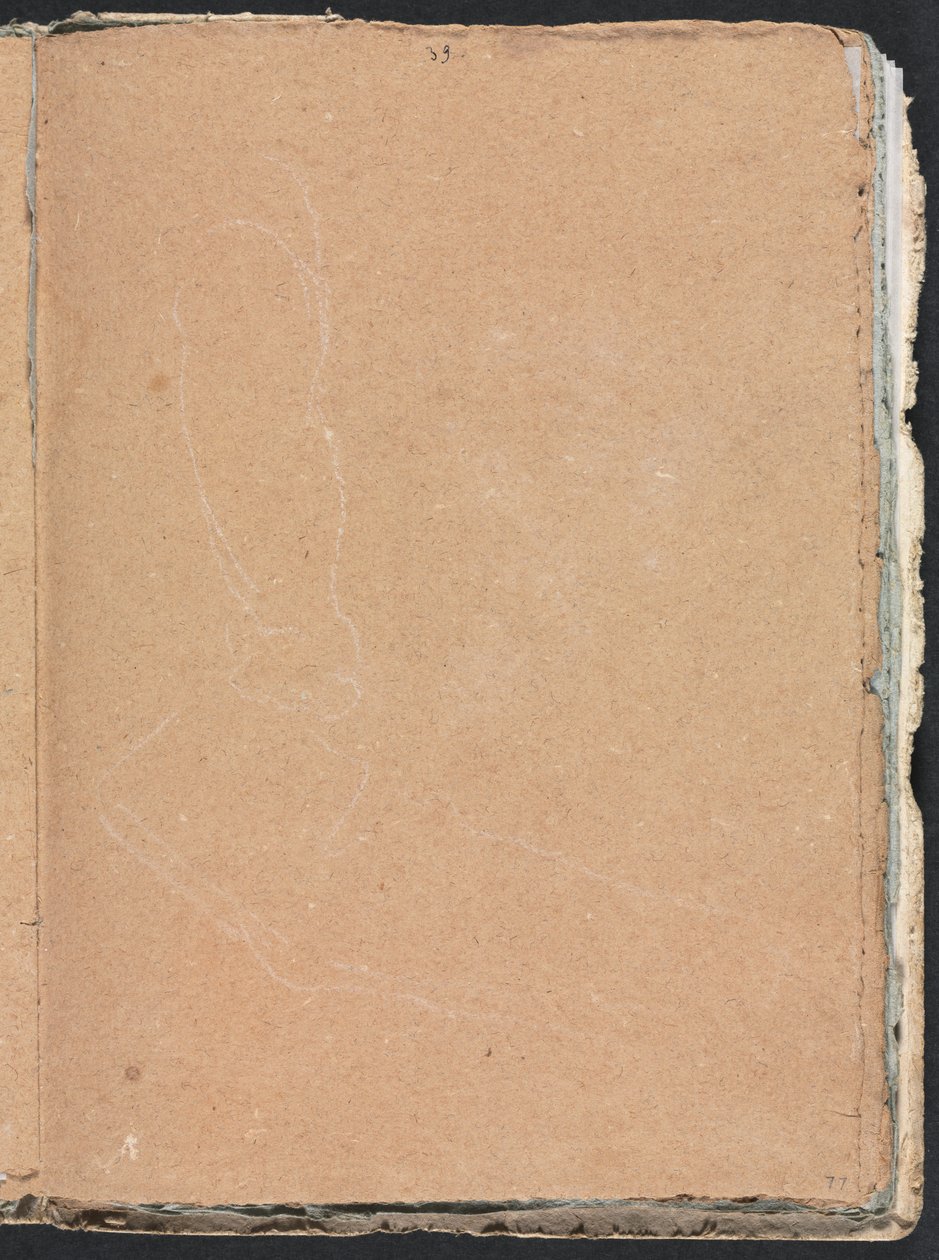 Caderno de desenho de Verona: Formulário indecifrável, página 77, 1760. de Francesco Lorenzi