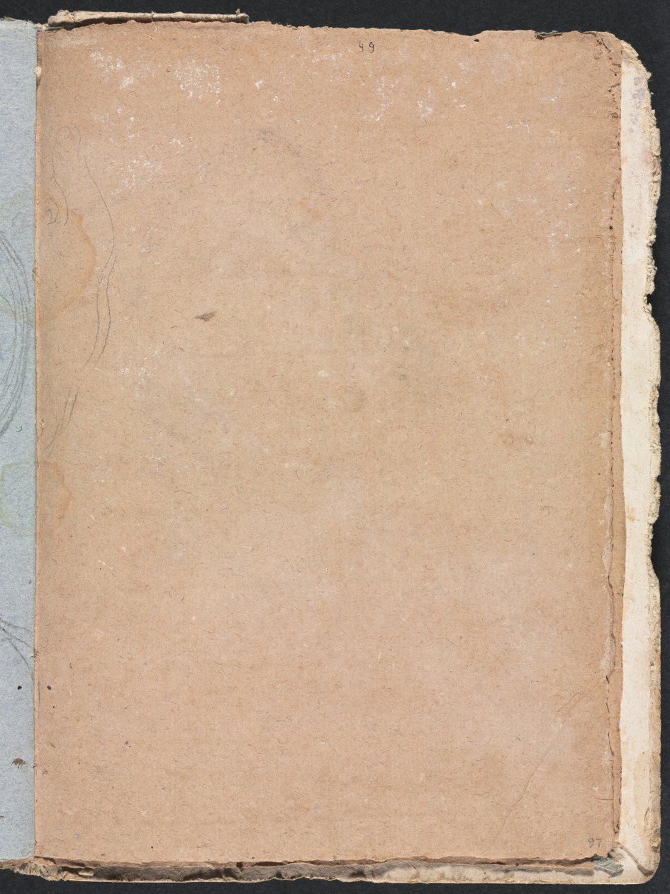Caderno de desenho de Verona: Formulário indecifrável, páginas 97, 1760. de Francesco Lorenzi