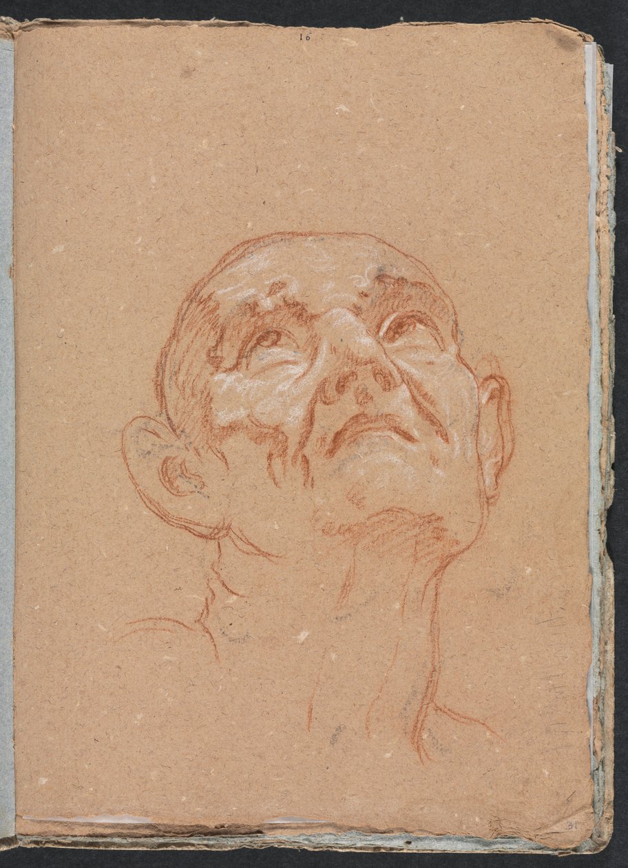 Caderno de desenhos de Verona: página principal no 31, 1760. de Francesco Lorenzi
