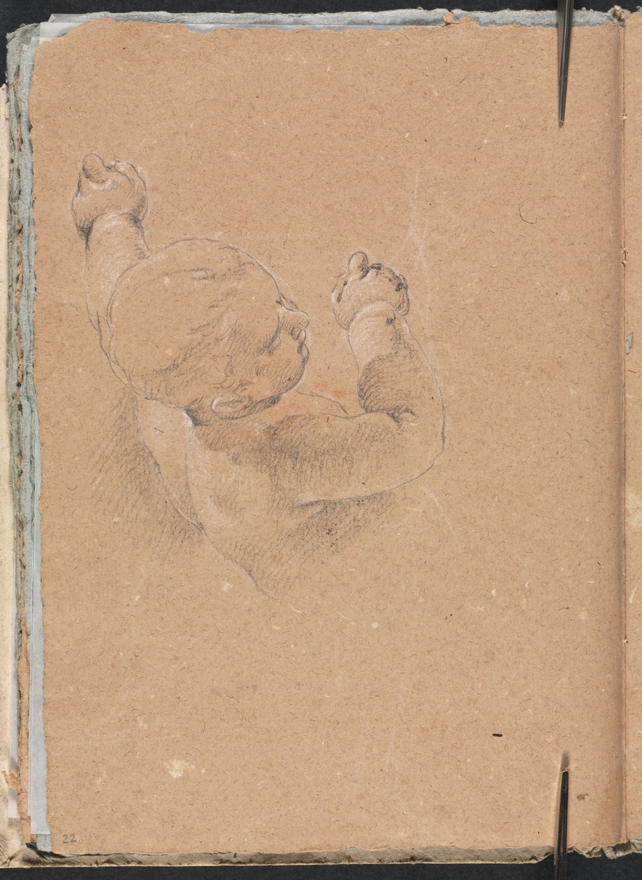 Verona Sketchbook: Putto (página 22) de Francesco Lorenzi