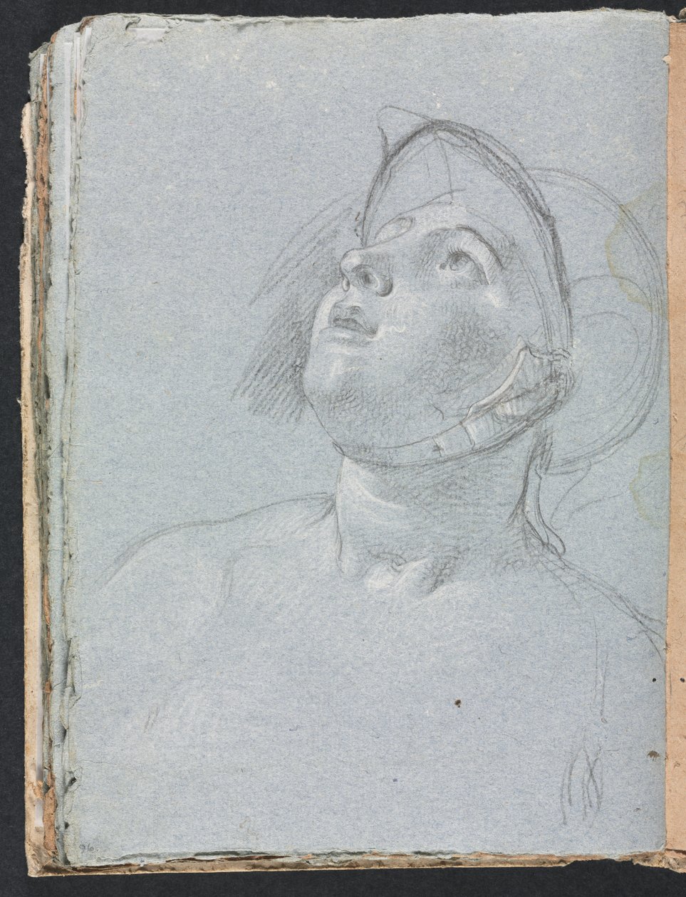 Verona Sketchbook: Soldier, páginas 96, 1760. de Francesco Lorenzi