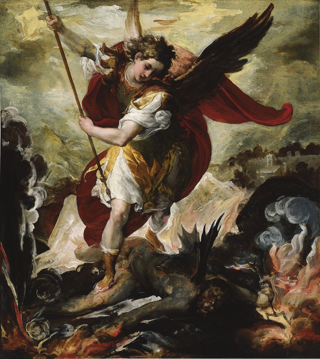 São Miguel venceu Satanás de Francesco Maffei