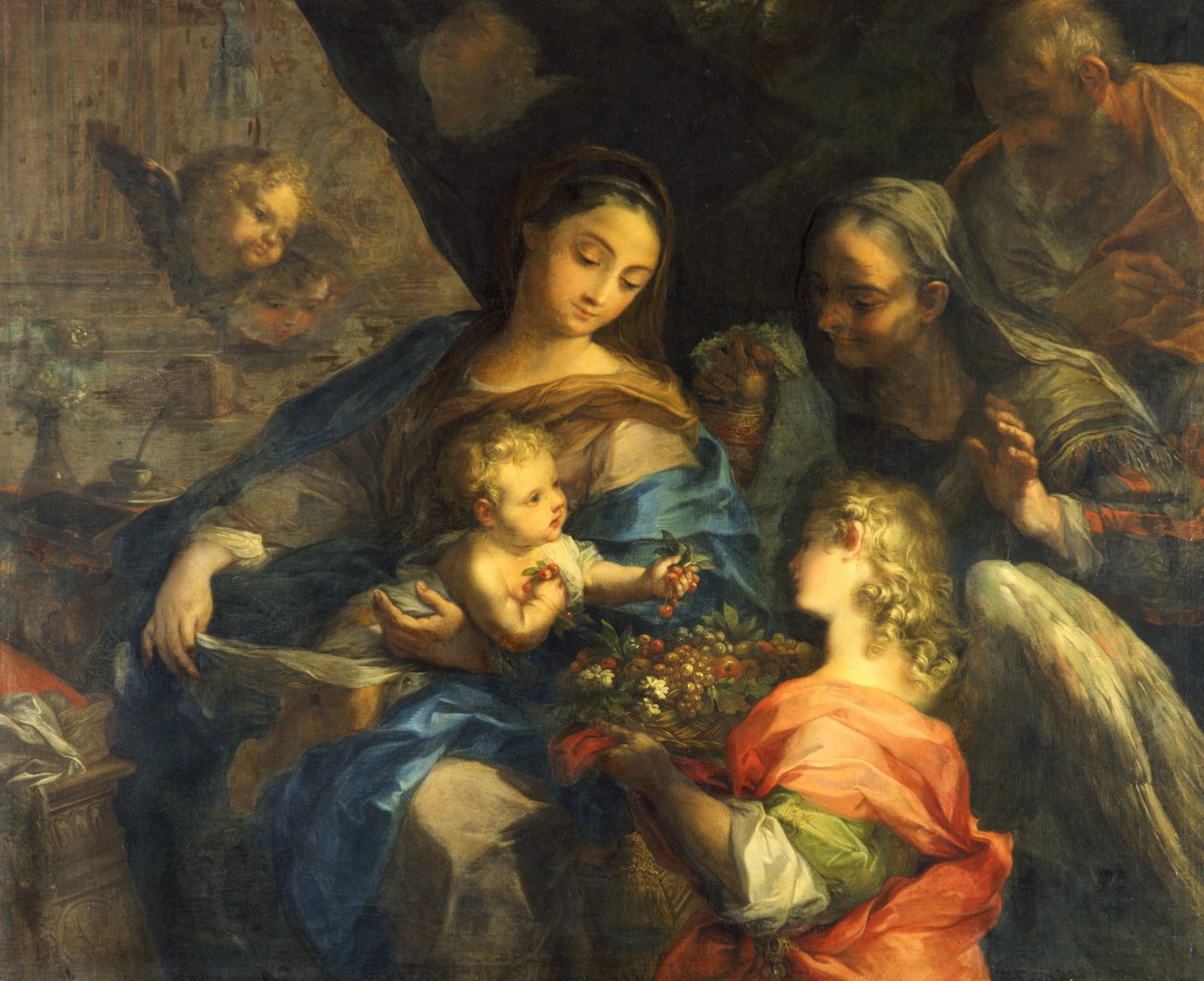 familia sagrada de Francesco Mancini