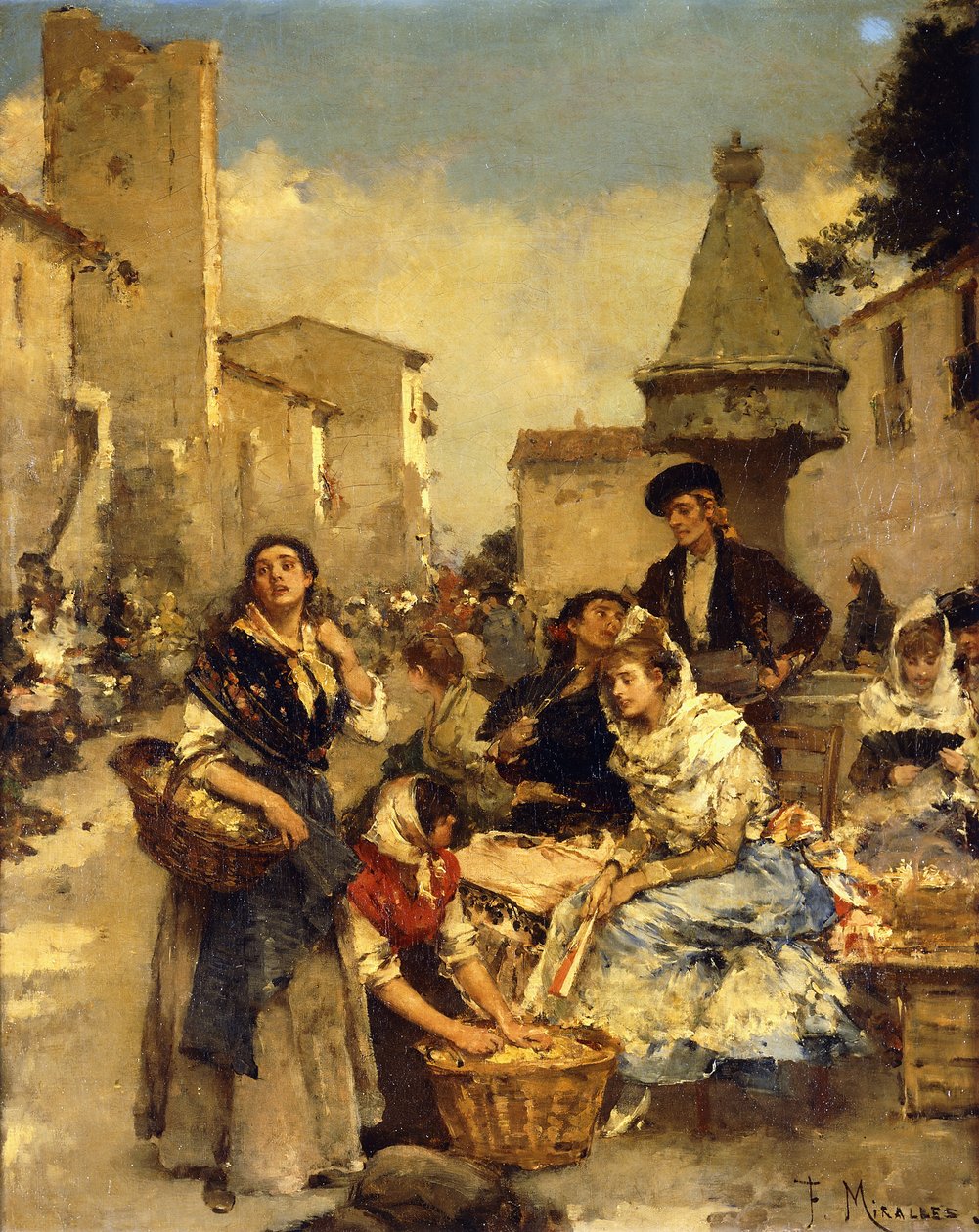 No mercado, de Francesco Miralles Galaup