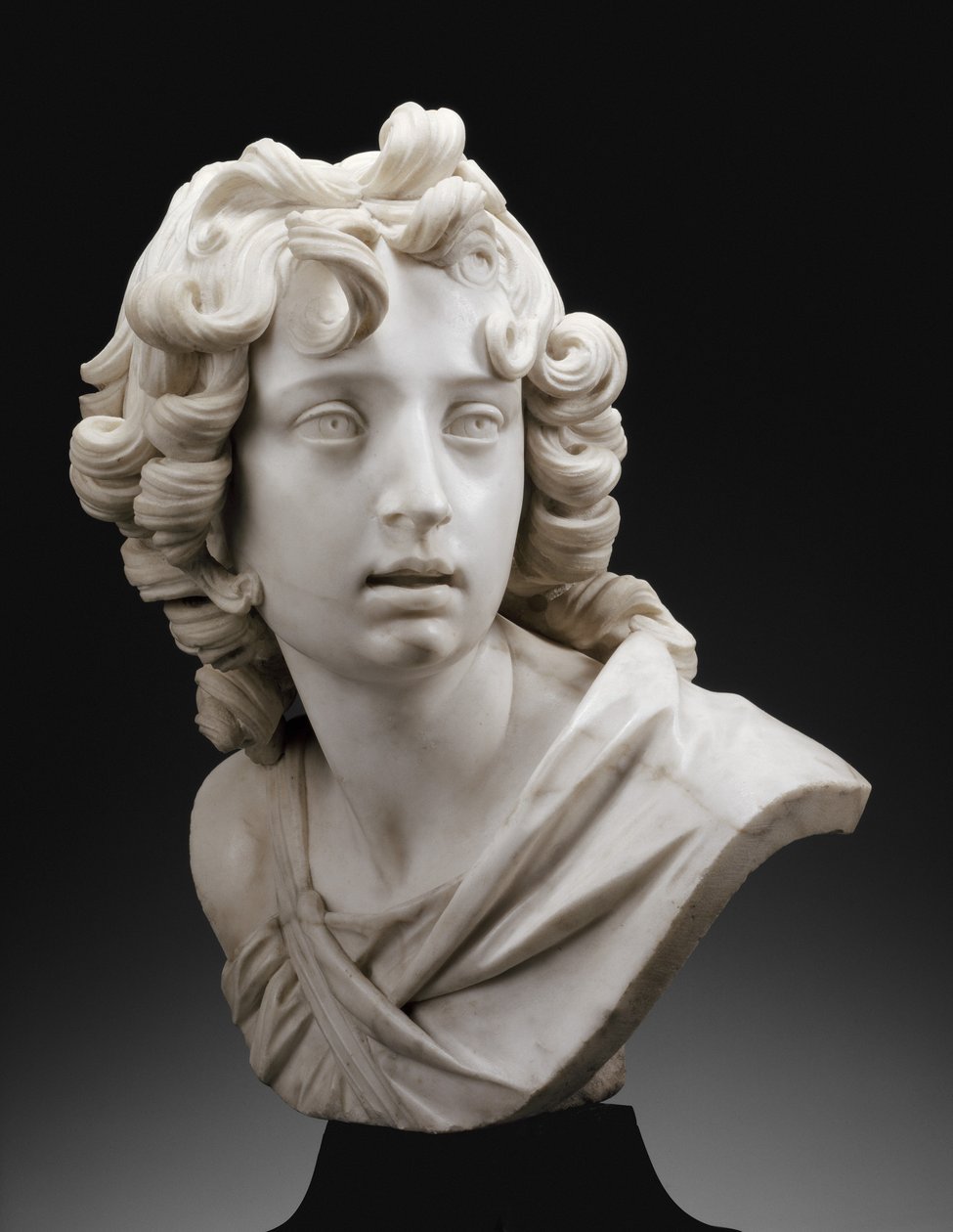 Busto de um jovem, possivelmente São João Batista, 1630-40 de Francesco Mochi