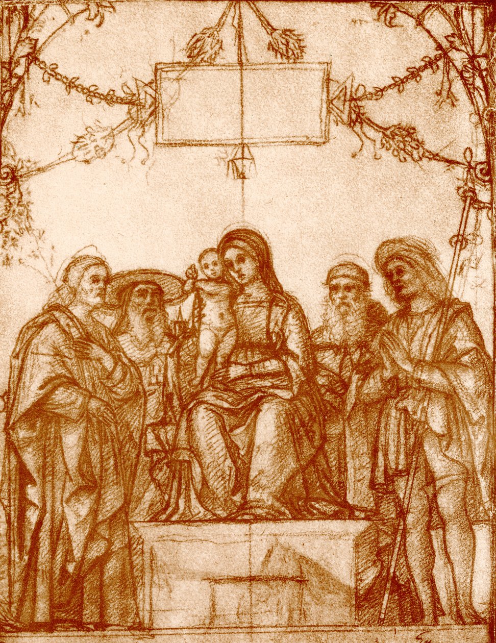 Madonna com quatro santos de Francesco Morone