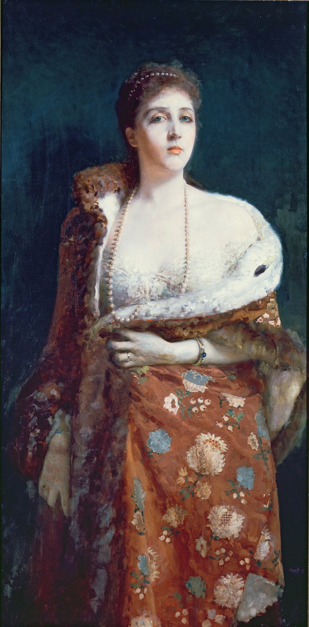 Retrato da Duquesa de Fondi de Francesco Paolo Michetti