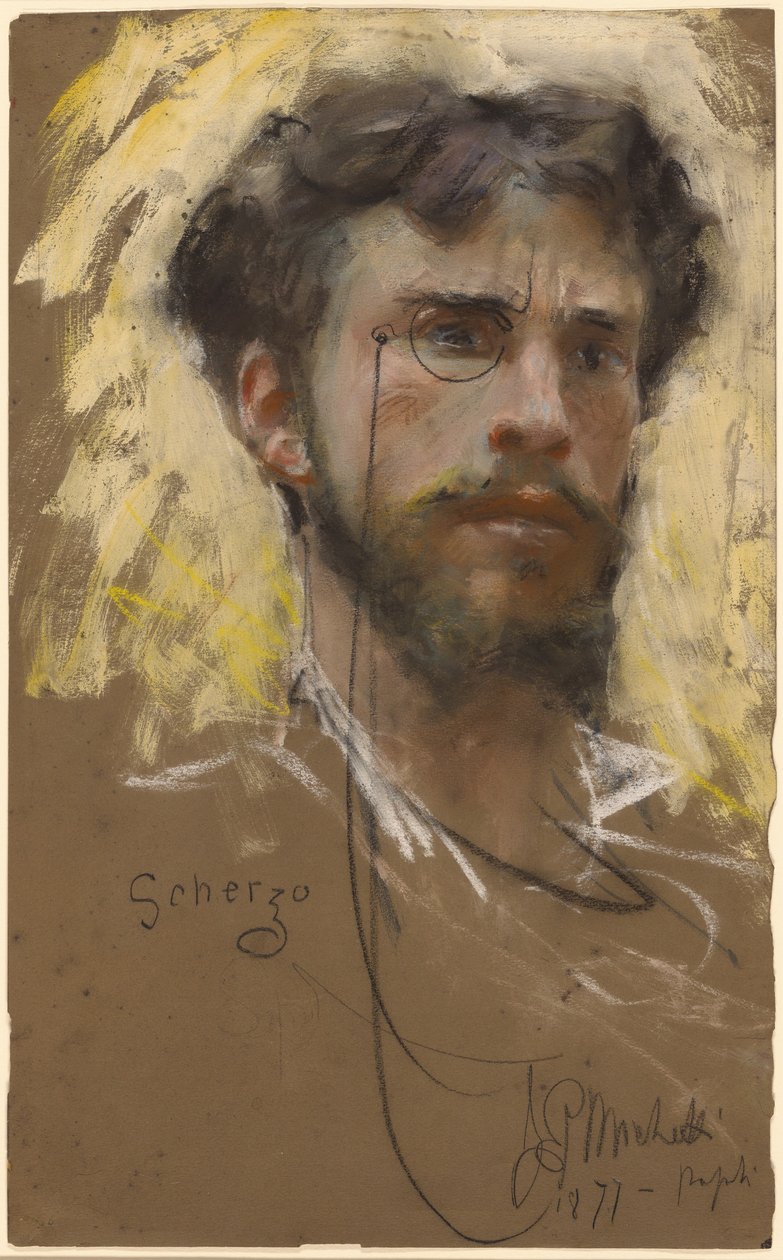 Autorretrato de Francesco Paolo Michetti
