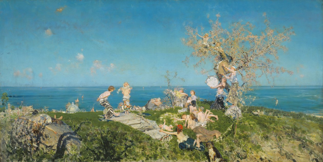 Primavera e amor de Francesco Paolo Michetti