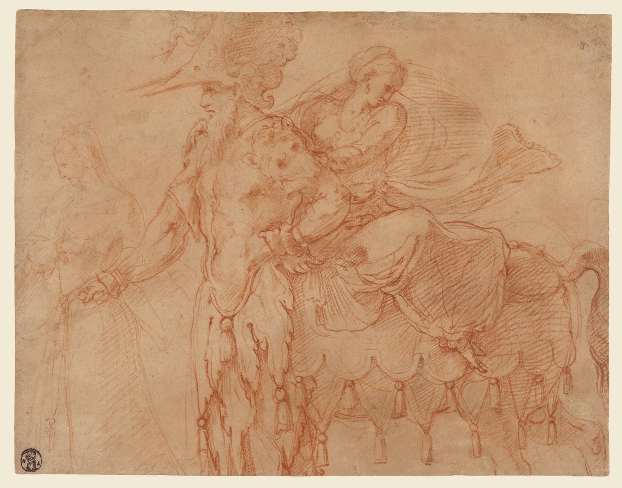 Centauro e Lapith de Francesco Primaticcio