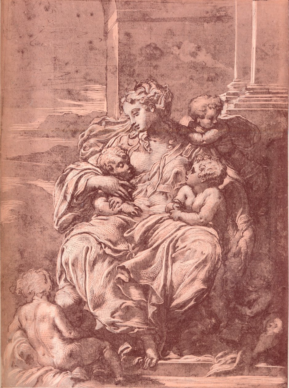 Caridade, século XVI, 1903 de Francesco Primaticcio