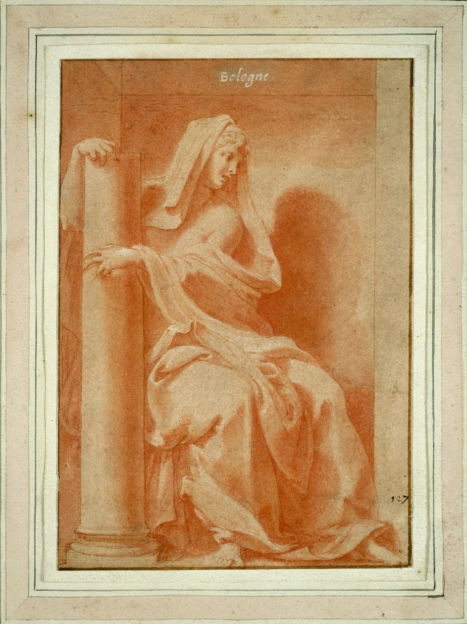 Fortitude (Estudo para o "Cabinet du roi" [Gabinete do Rei]) de Francesco Primaticcio